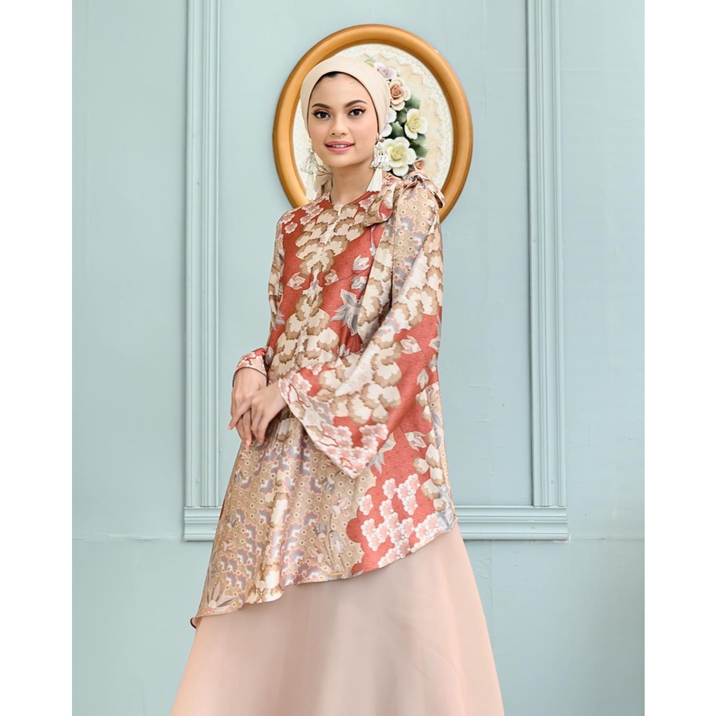 Tunik WEARING KLAMBY - Chloe Tunic color Treasure from Klamby La Galigo Series ❤️