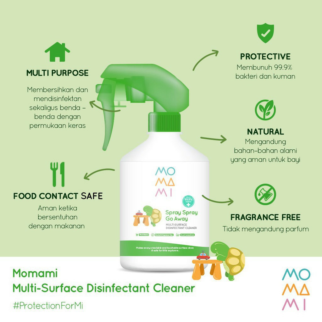 Momami Spray Go Away Multisurface Cleaner 500ml (126734)