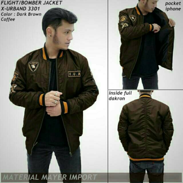 Jaket bomber pria