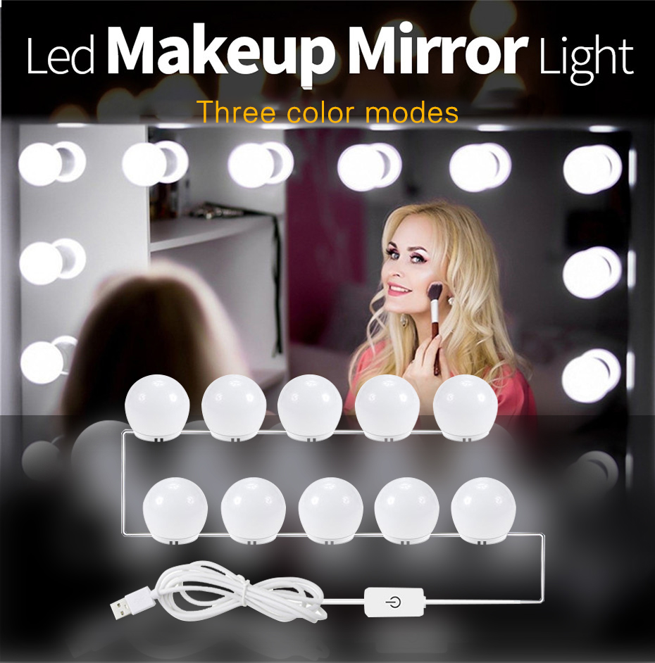 [10 BOHLAM ] MAKEUP LED Bulb Lights Untuk Makeup Mirror Hollywood Mengisi Cahaya