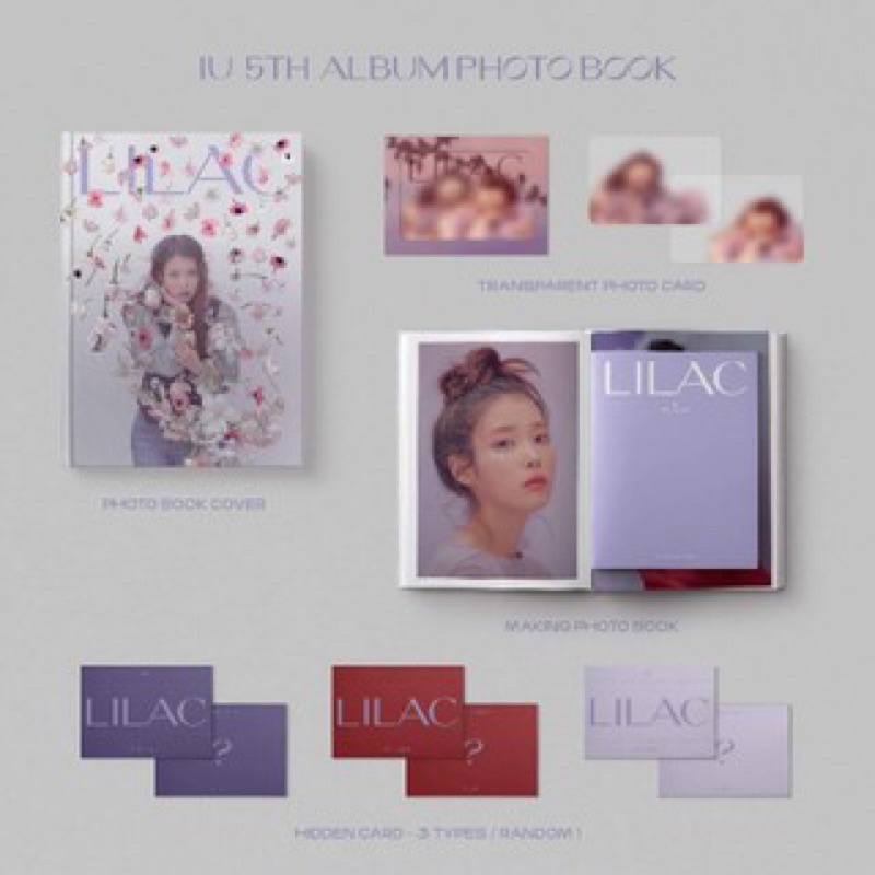 READY STOCK OFFICIAL IU LILAC PHOTOBOOK