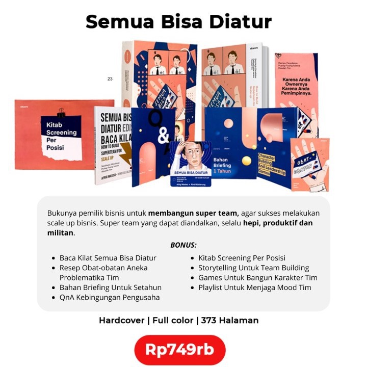 Buku Semua Bisa Diatur