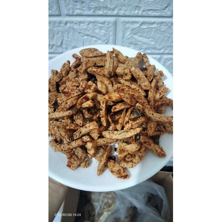 

Basreng viral daun jeruk ekstra pedas 250gr