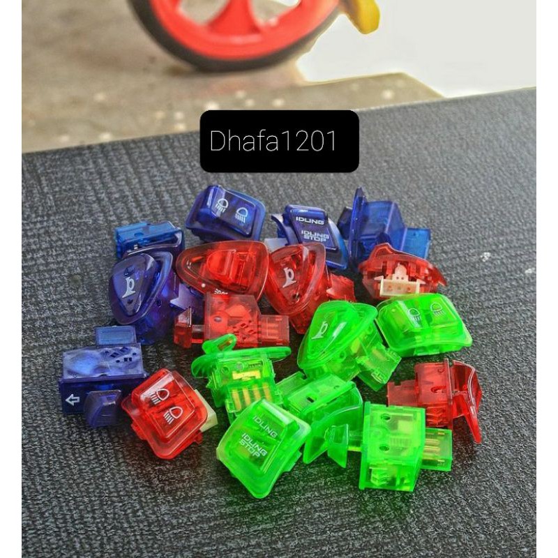 Tombol Saklar Transparan Honda Beat FI Vario 110 125 150 Supra x 125