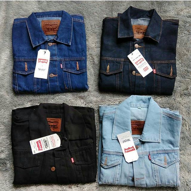 jaket jeans batik