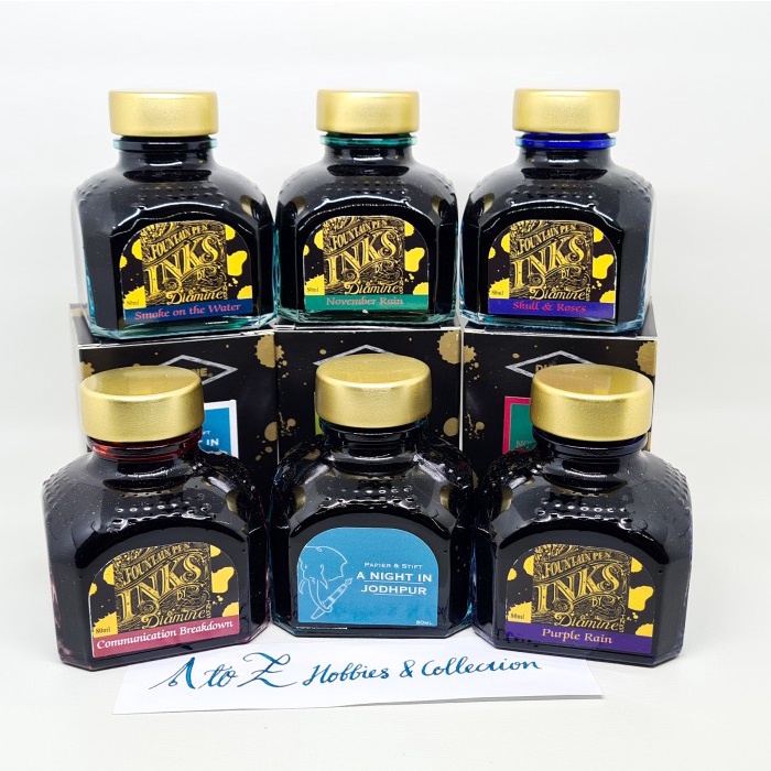 

Diamine Exclusive Inks 80ml - November Rain Jalur Gemilang Iridescink - Philip promo