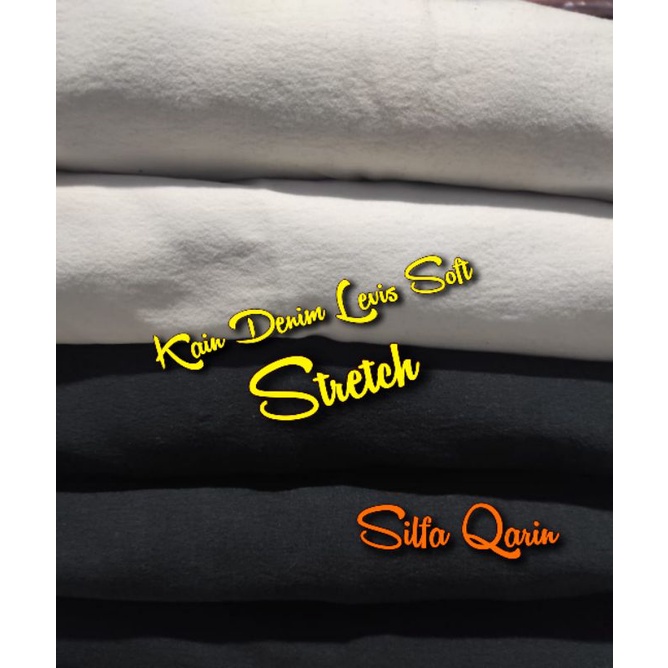 Kain Denim Levis Soft Stretch 13 Oz / Kain Levis Soft Stretch (Bahan Tebal Halus)