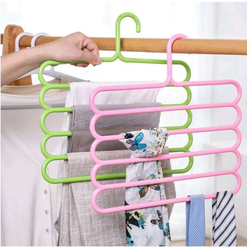 PA Magic Hanger Instan Gantungan Baju Lemari Pakaian Wonder Hanger jemuran rak stand hanger sepatu buku