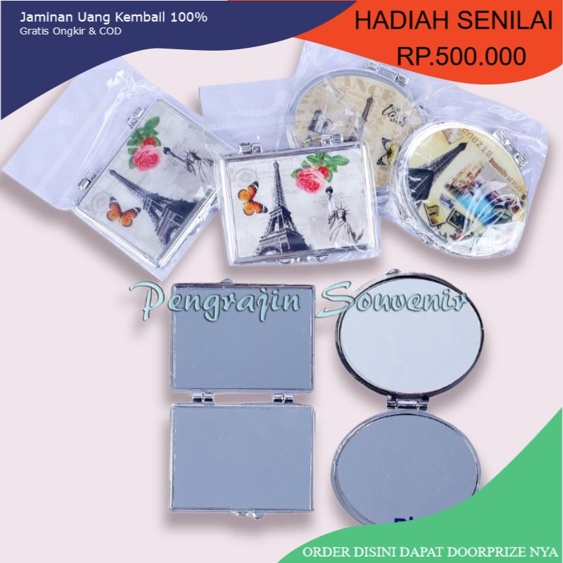 MURAH Souvenir Isi 50 pcs cermin paris kemas plastik souvenir pernikahan unik souvenir nikah lucu ka
