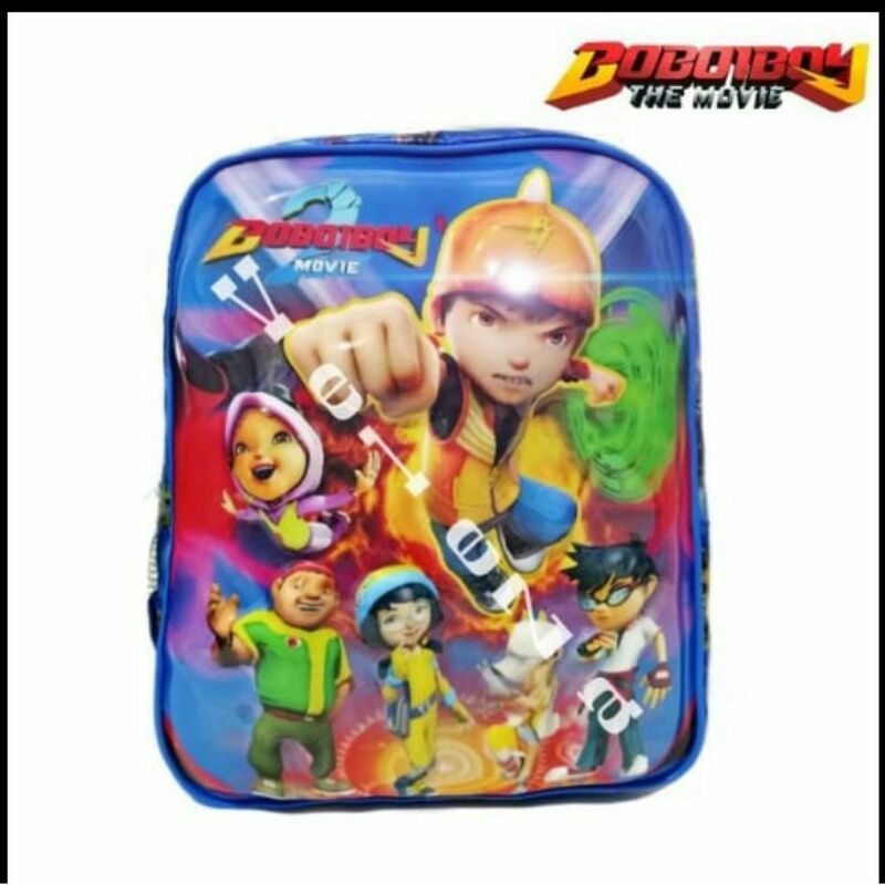 Real Pict Tas Ransel Squin LED Boboiboy / Tas Ransel Anak sekolah TK-SD