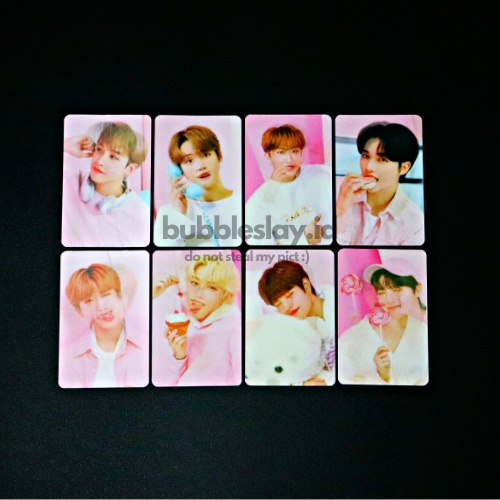 Official Nacific x Stray Kids Photocard Lenticular Selfie Pink 4th event round ver / Chan Lee Know C