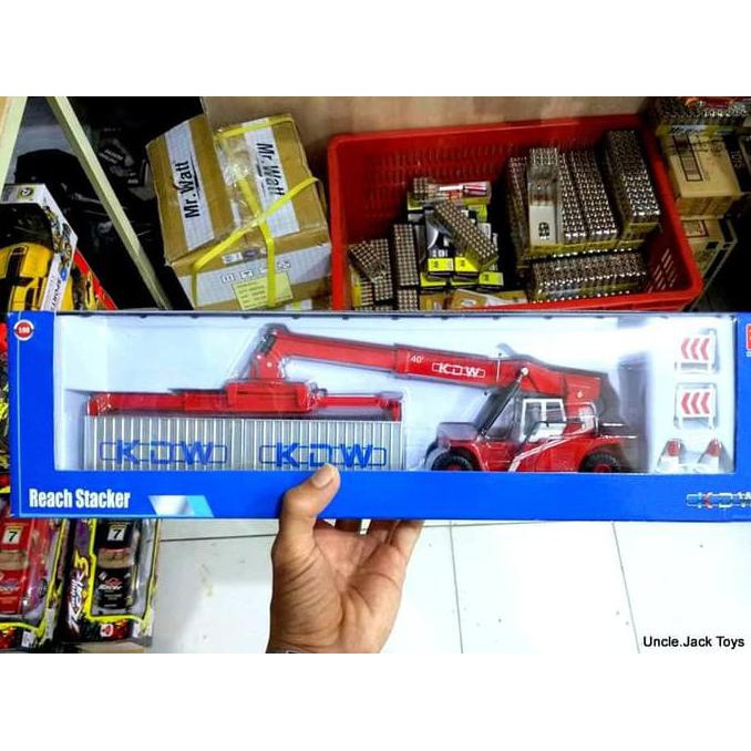HOT SALE Miniatur Alat Berat - KDW Reach Stacker Truck Terjarmin
