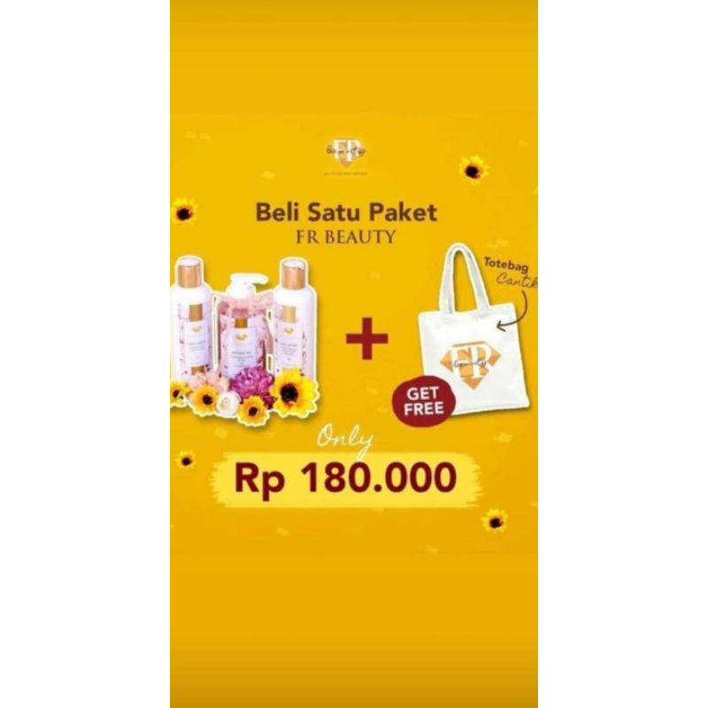 PAKET HEMAT FR BEAUTY, DAY LOTION, BODY SERUM, SHOWER GEL