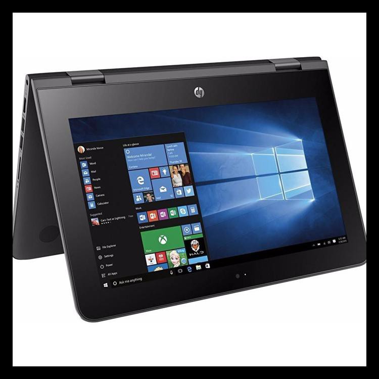 Terpercaya Laptop Hp Pavilion X360 11|N4000|4Gb|500Gb|Win10|11.6"Hd Touch New Promo Barang Murah