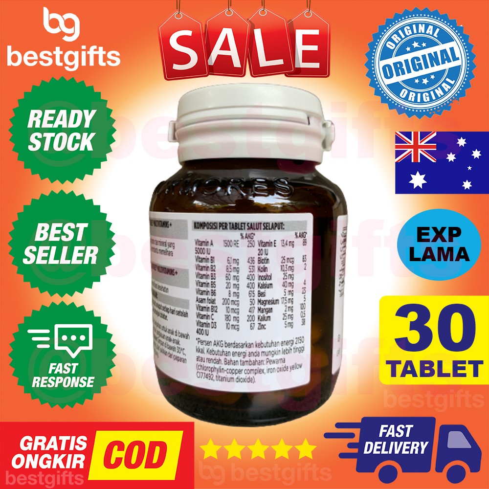 BLACKMORES MULTIVITAMINS MULTIVITAMIN + MINERALS MINERAL