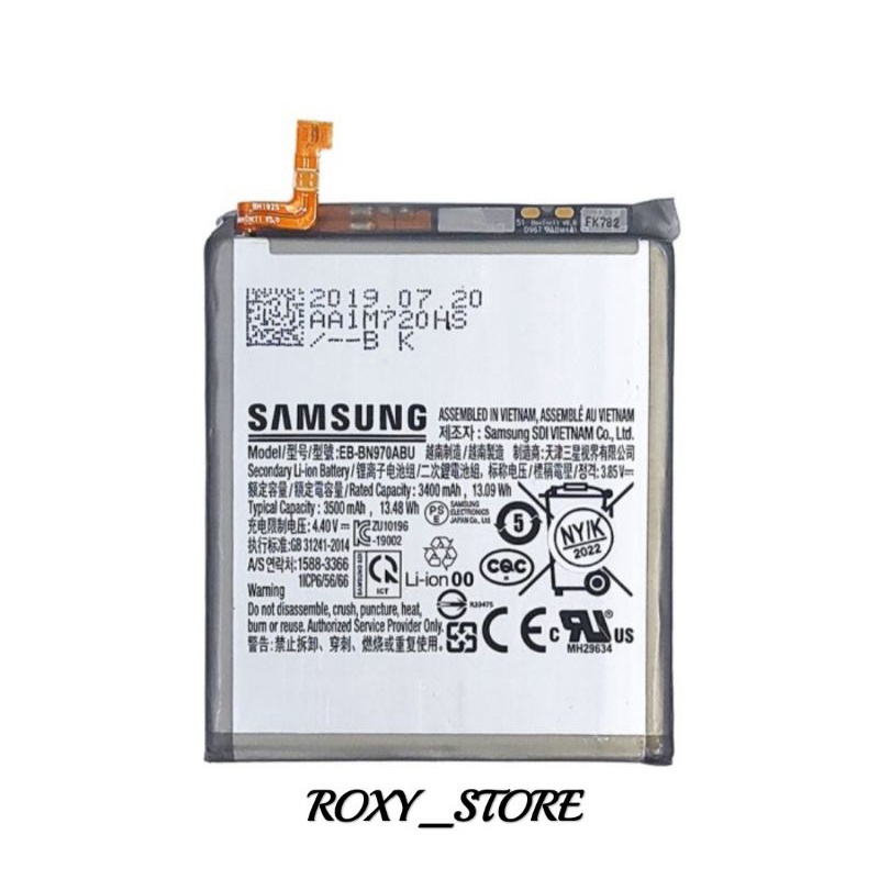 Battery Baterai Batre Samsung Galaxy Note 10 EB-BN970ABU Original