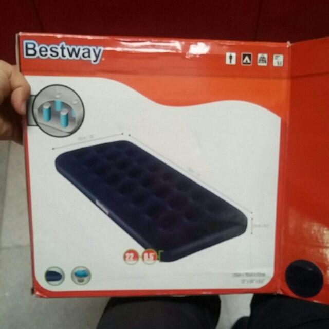 Kasur Angin Single Bestway Ukuran 185 X 76 X 22 Cm