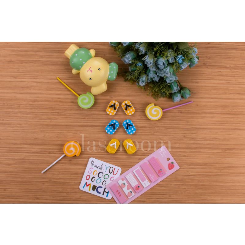 

CLASSROOM penghapus motif sandal/ penghapus lucu