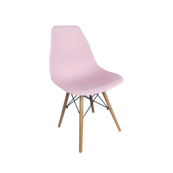 Kursi Cafe | Bangku Makan Minimalis | Kursi Santai - Kursi Belajar Milenial Modern DACEY-Pink