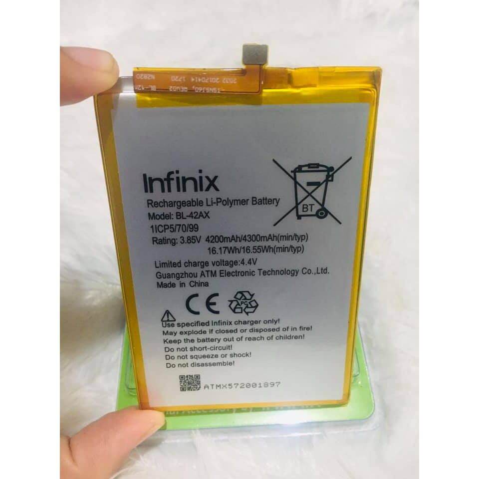 BATERAI BATRE BATTERY FOR INFINIX X572 - HOT NOTE 4 BL-42AX ORIGINAL