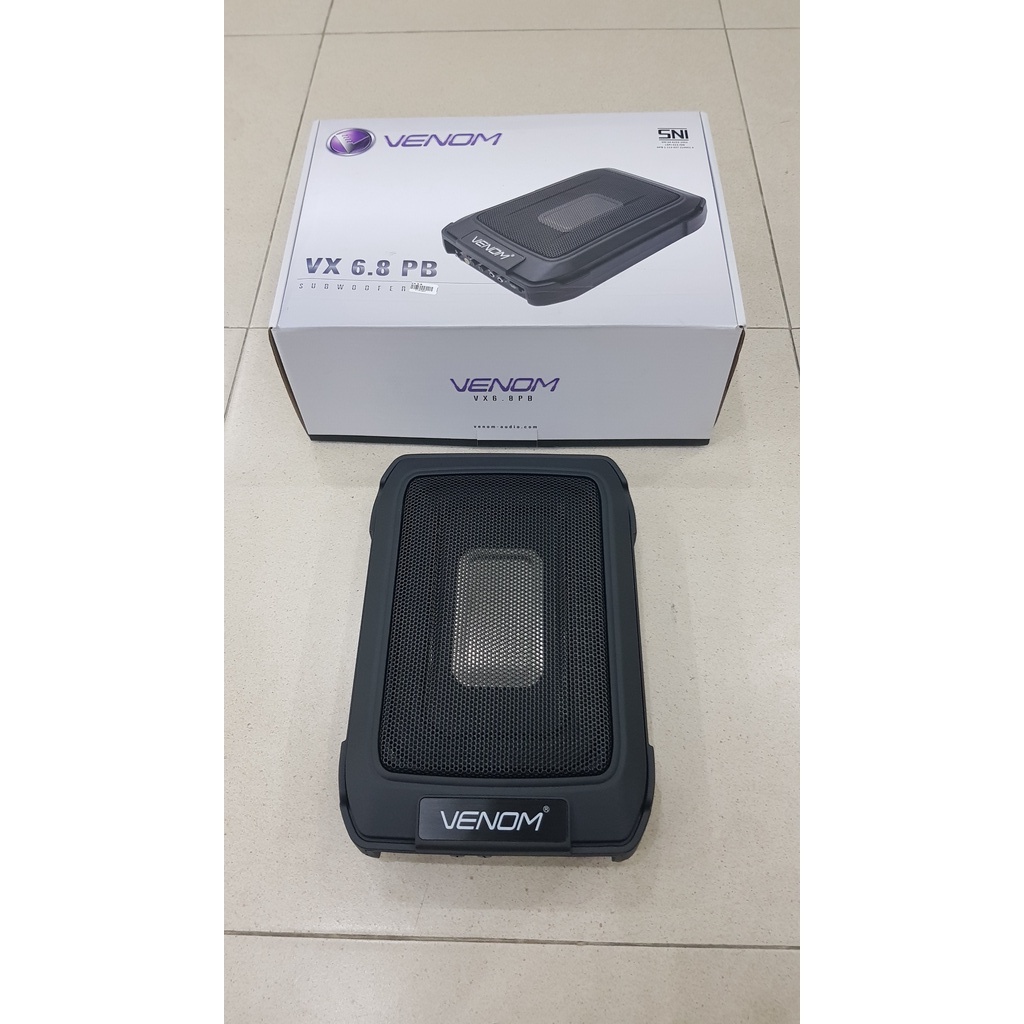 SUBWOOFER ACTIVE VENOM VX 6.8  PB SUB KOLONG SLIM BASS SUPER QUALITY