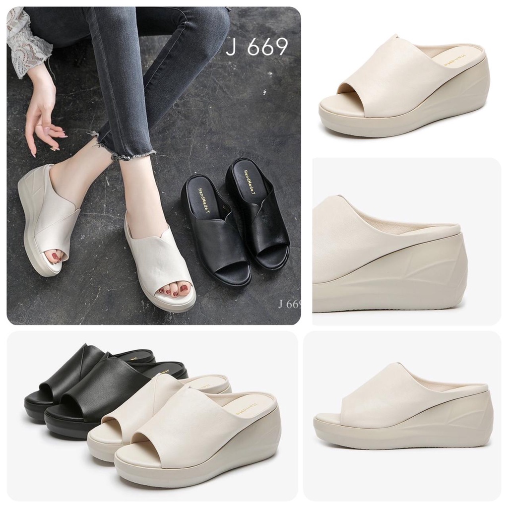 ANELA LYNE SANDAL WEDGES WANITA FASHION BERNI ANE669 ORIGINAL