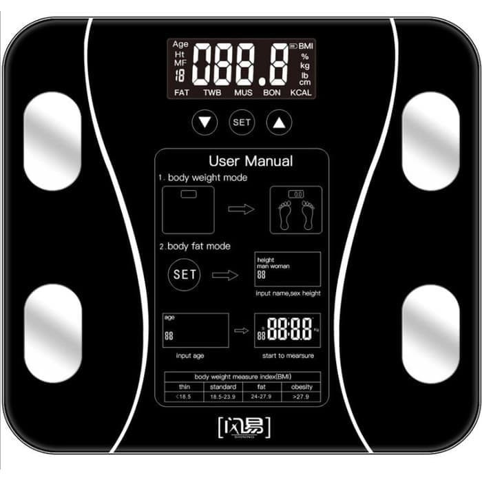 Timbangan Badan Bmi Digital Body Fat Monitor Analysis Accurate