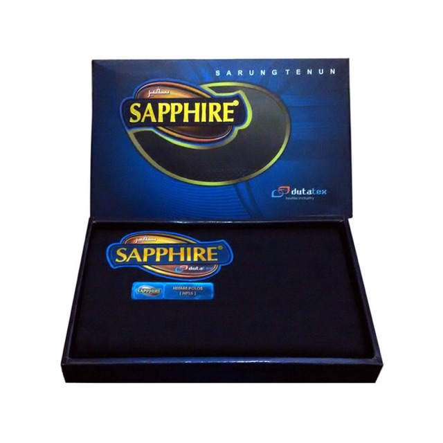 Saphire hitam polos