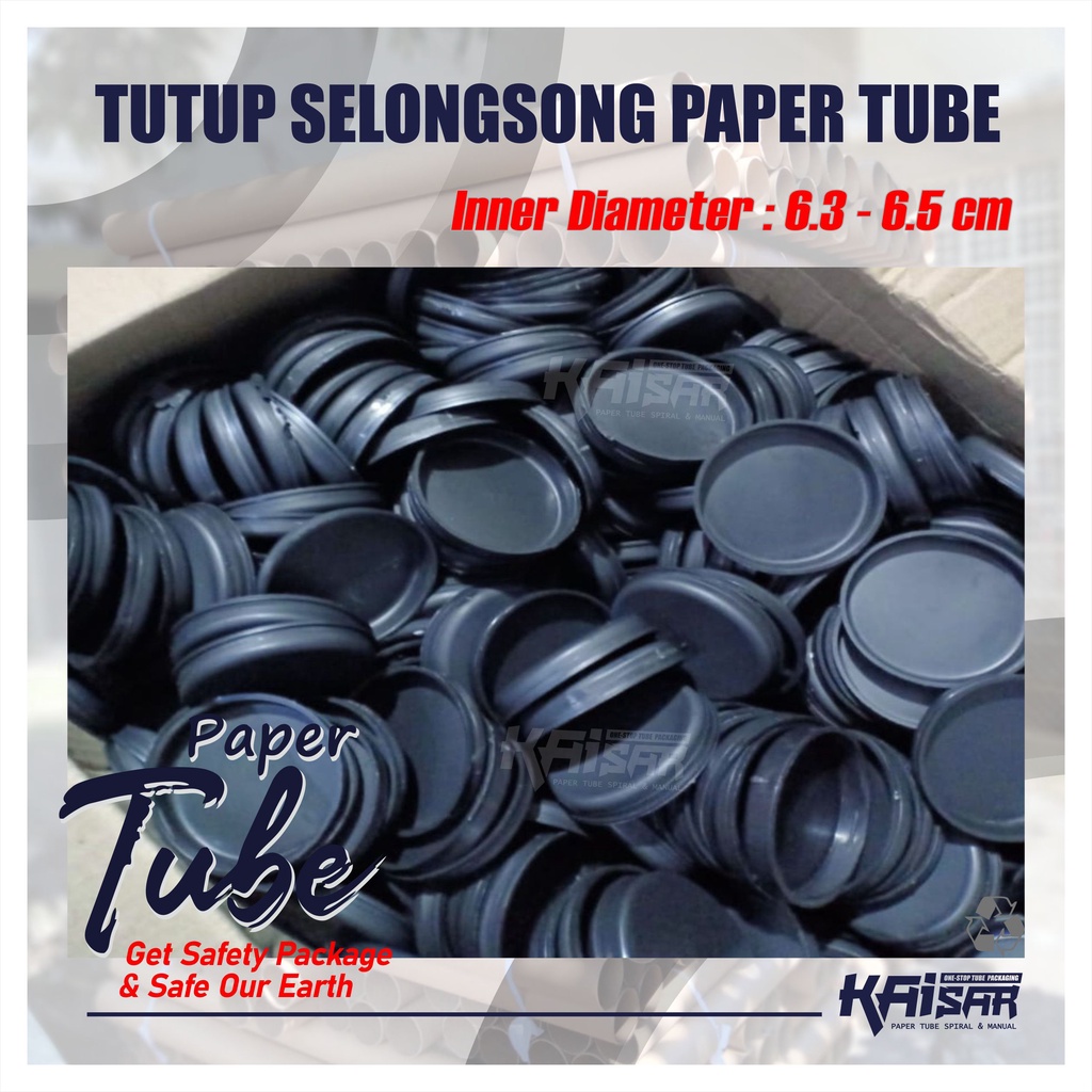 TUTUP SELONGSONG PAPER TUBE DIAMETER 6.5 CM