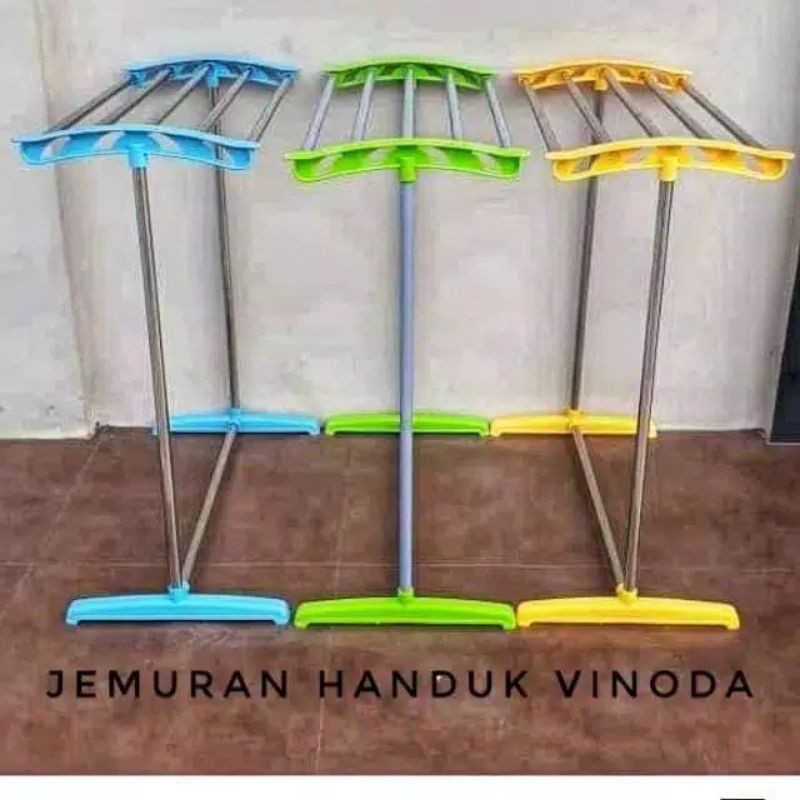 Rak Jemuran Pakaian / Rak Handuk / Rak Towel Stand - Kuat dan Aman