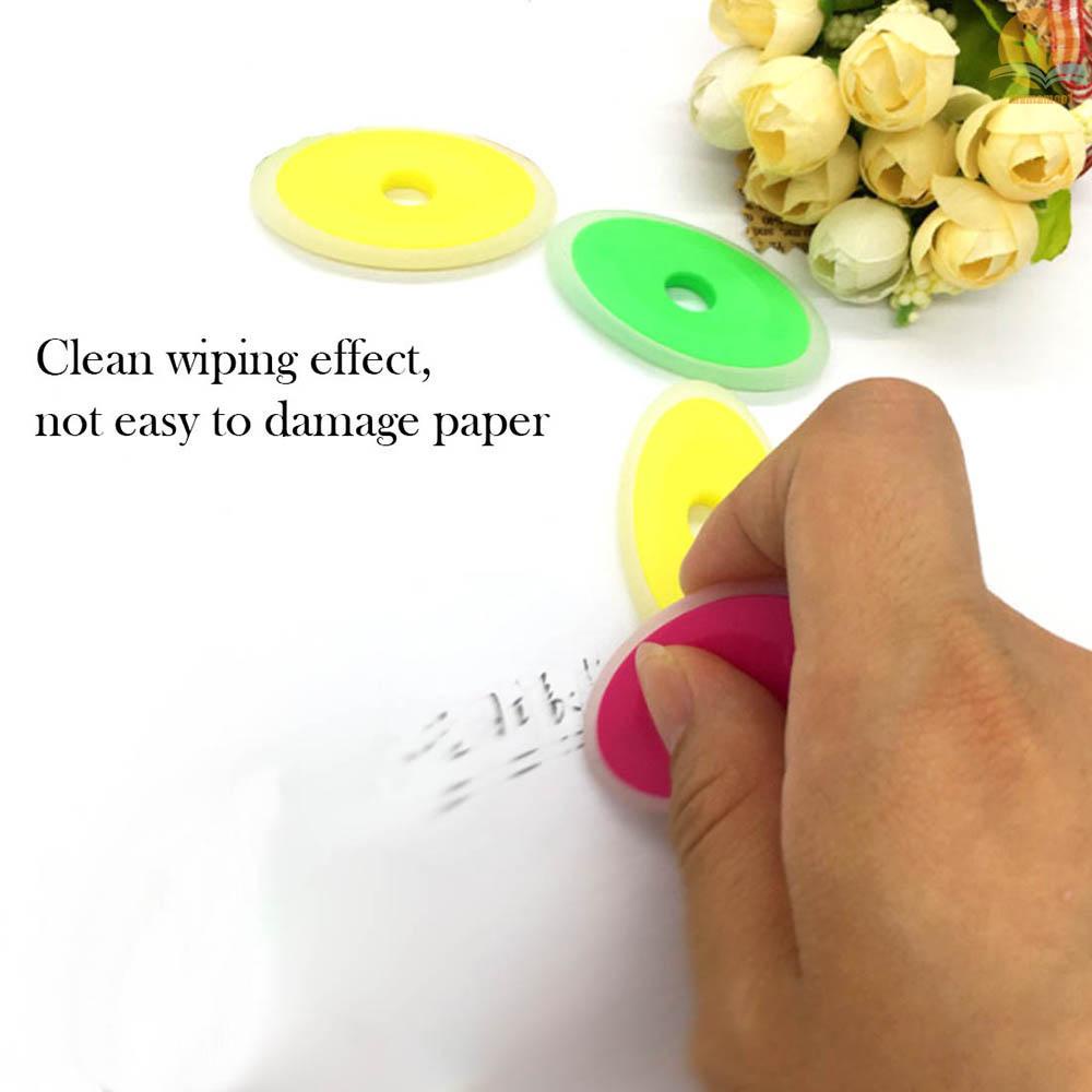 Neutral Erasable Pen Special Eraser Elliptical Lastics Eraser Student Study Stationery School Office Supplies