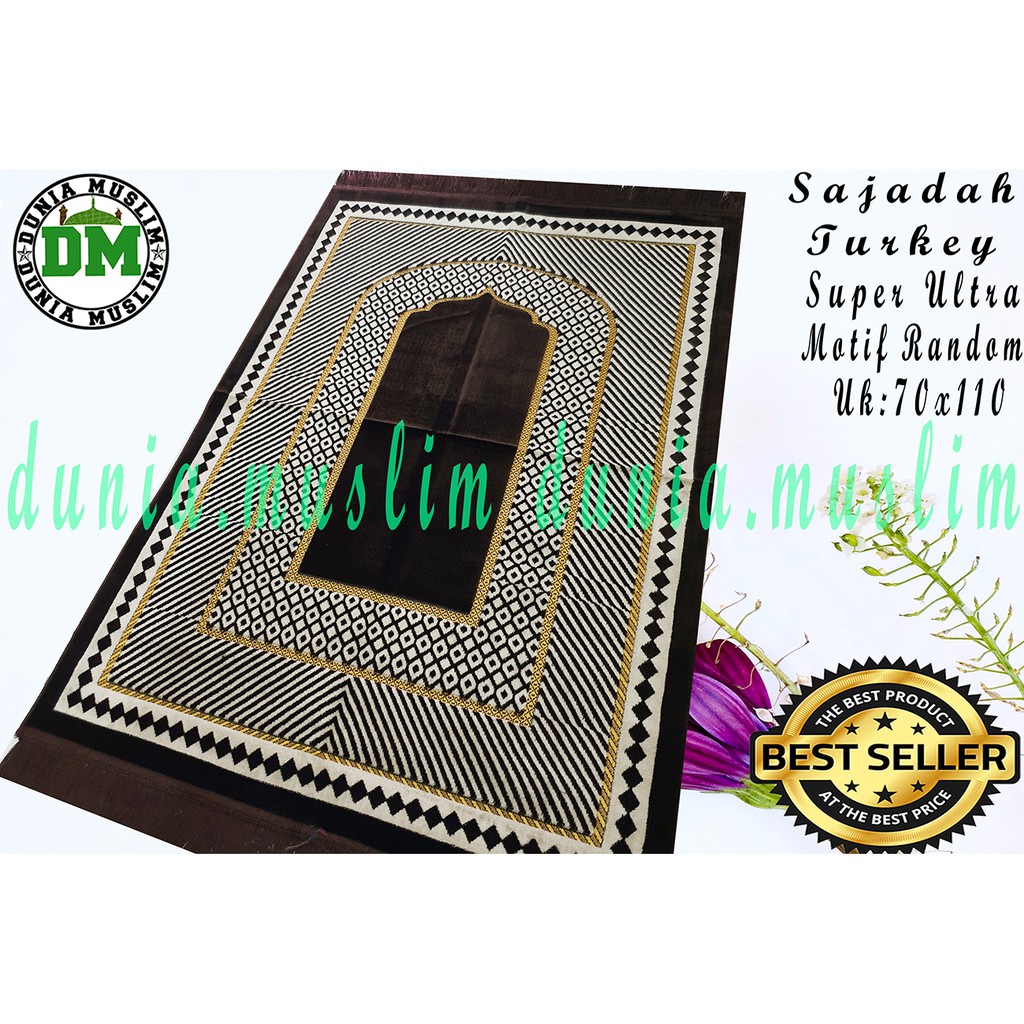 Sajadah Turki Turkey Super Ultra Perlengkapan Sholat Turki Turkiye Ukuran Besar By Sabeena.Store