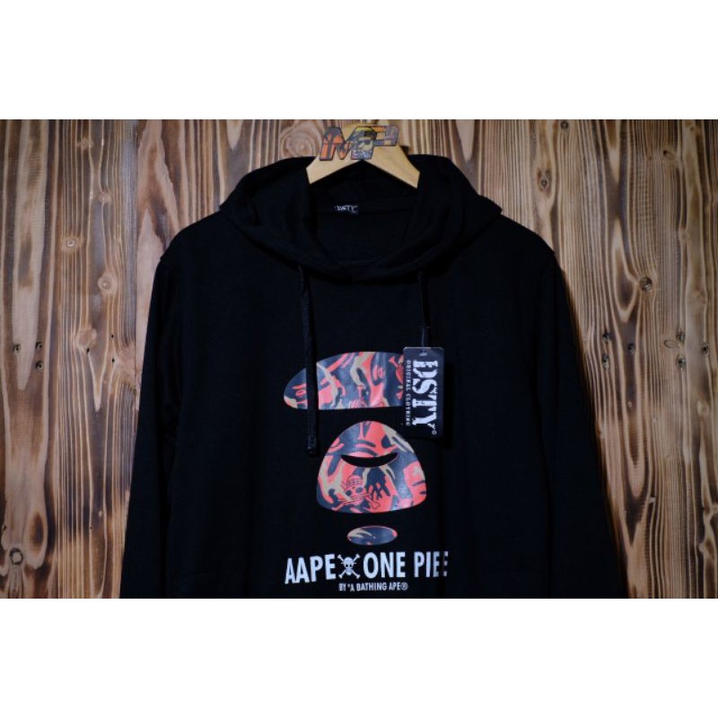 sweater hoodie one piece Jaket One piece sweater AApe Murah