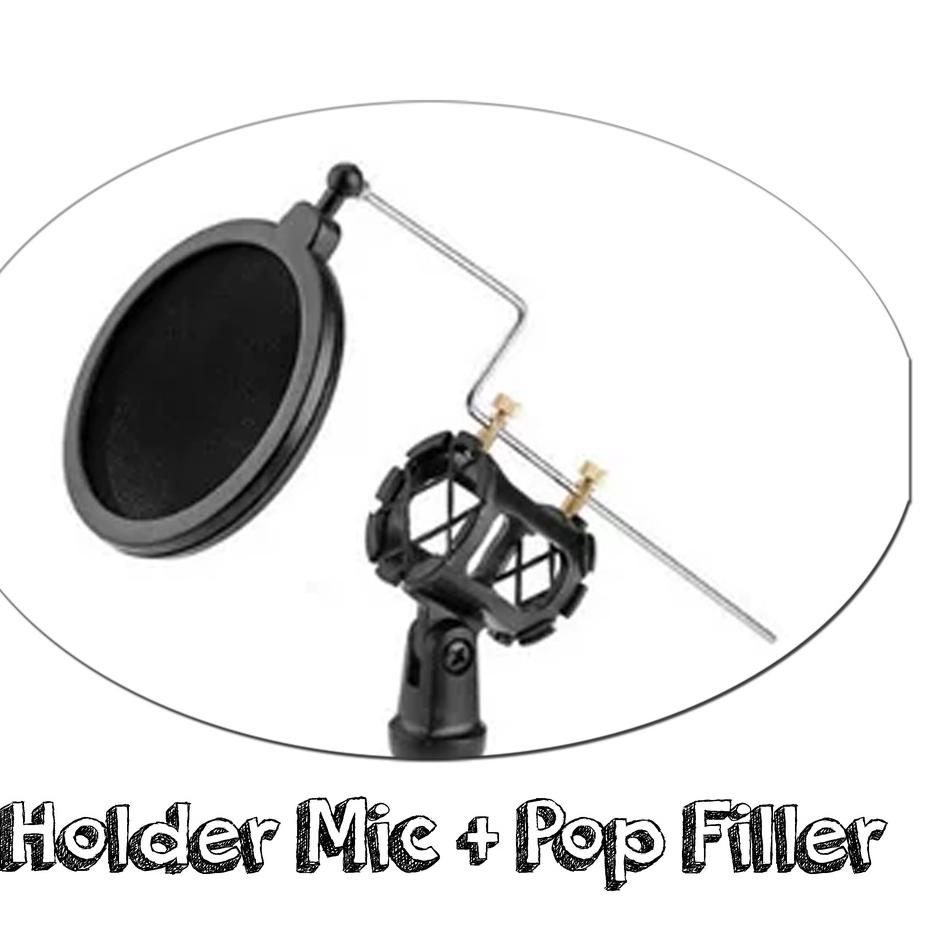 Top Produk.. Stand Mic MT 165 Tripod Microphone Stand Mic Lantai Jepit HP Holder HP / Stand Mikrofon