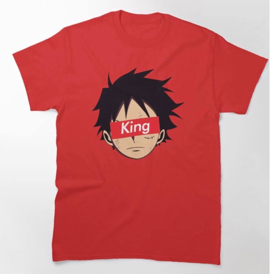 Tshirt Luffy KING Box Red