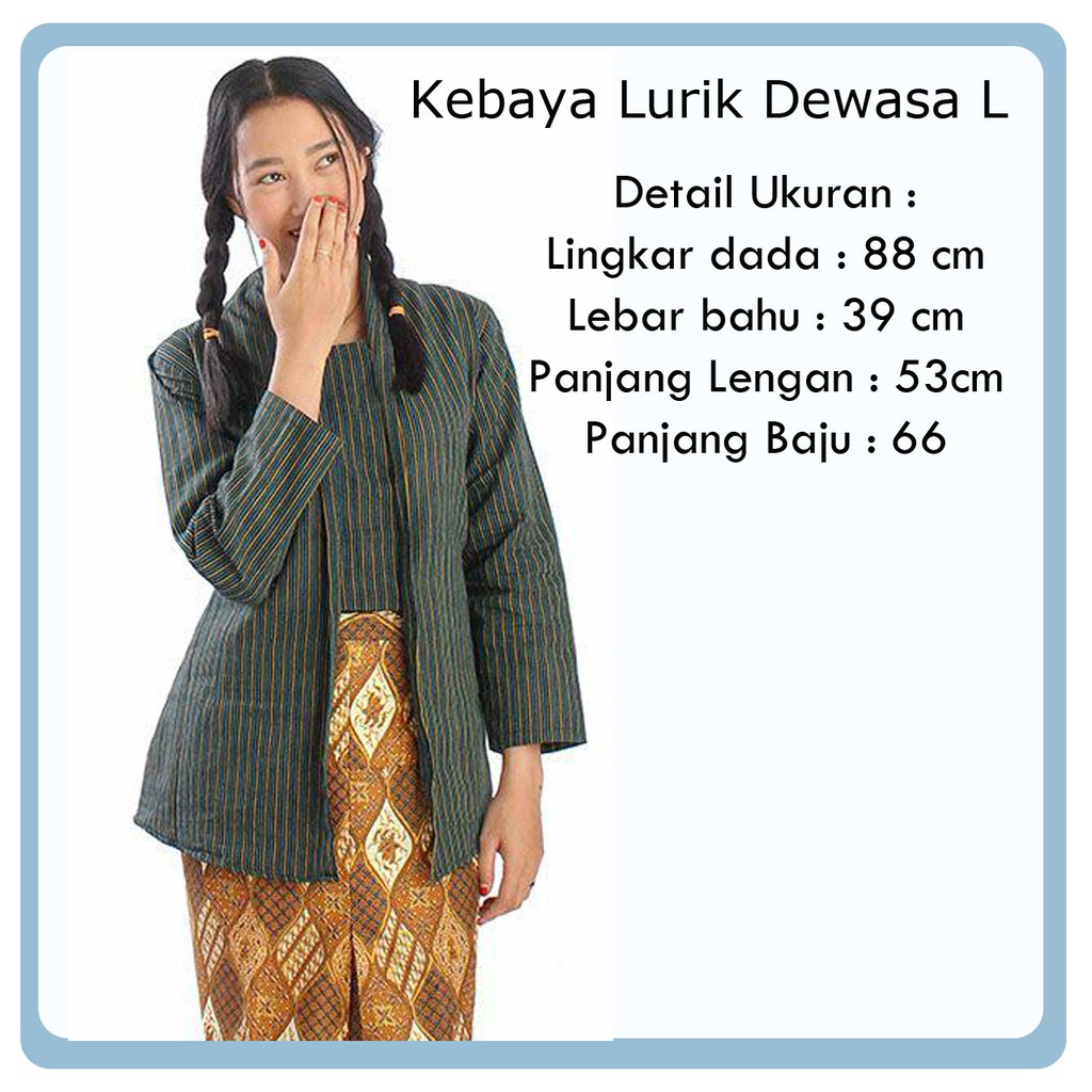 Kebaya Lurik Dewasa Kebaya Dewasa Wanita