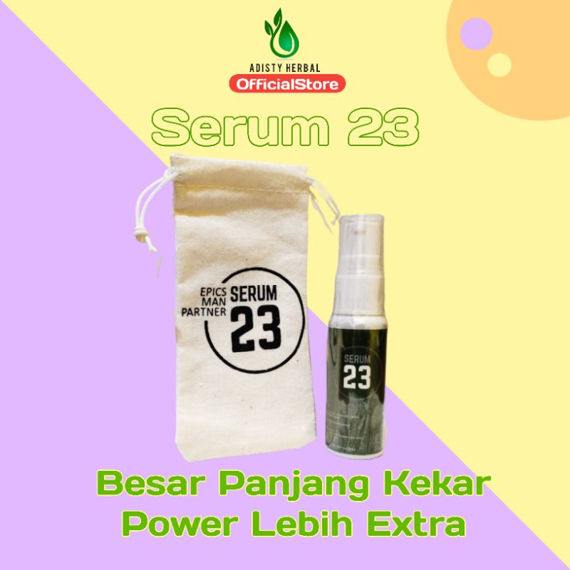 SERUM 23 OBAT KUAT OLES TAHAN LAMA PELUMAS MR.P 100% HERLAN