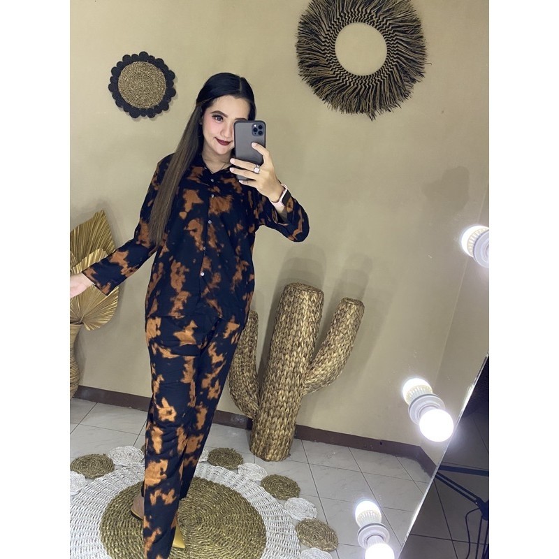 Setelan Tie Dye Busui Kekinian || Batik Pekalongan Maju