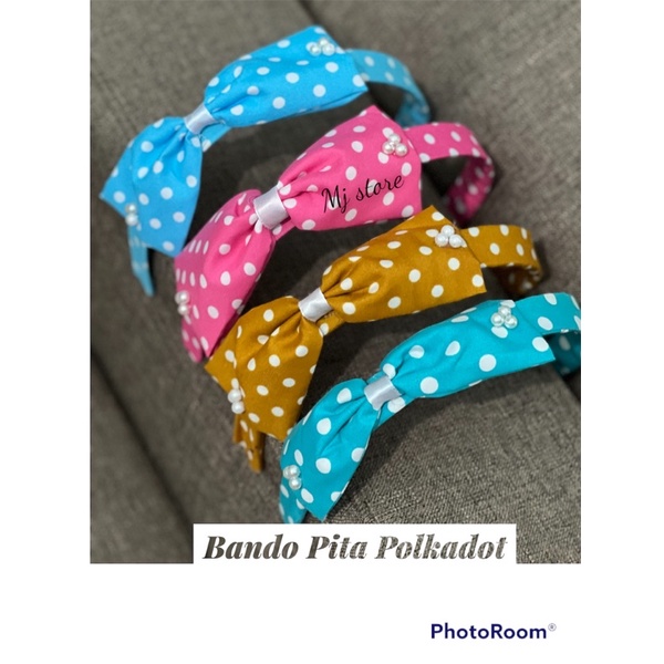 BANDO PITA MUTIARA / BANDANA HEADBAND KOREA