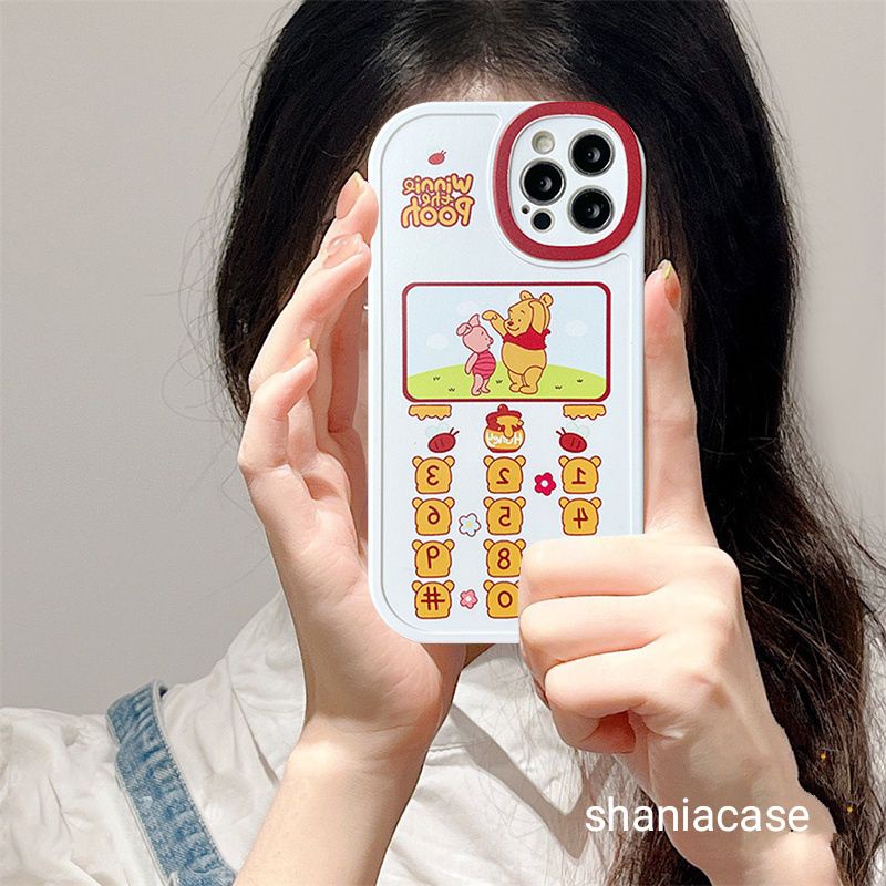 SoftCase TPU IMPORT Motif Kartun Winnie the Pooh Untuk Realme C21Y 8i C12 C25Y C15 C11 C35 C31 Realm