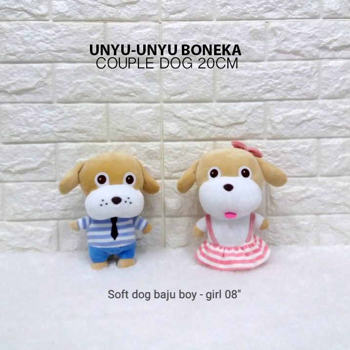 boneka dog couple souvenir wedding anjing hush puppies poodle