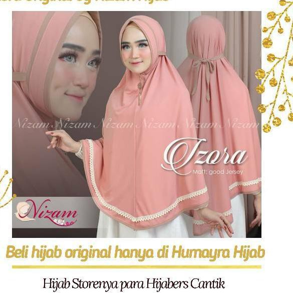 Sale Hijab Bergo Instan Tali Izora Original By Nizam Hijab Kerudung Syari Jilbab Simple Bahan Jersey Shopee Indonesia