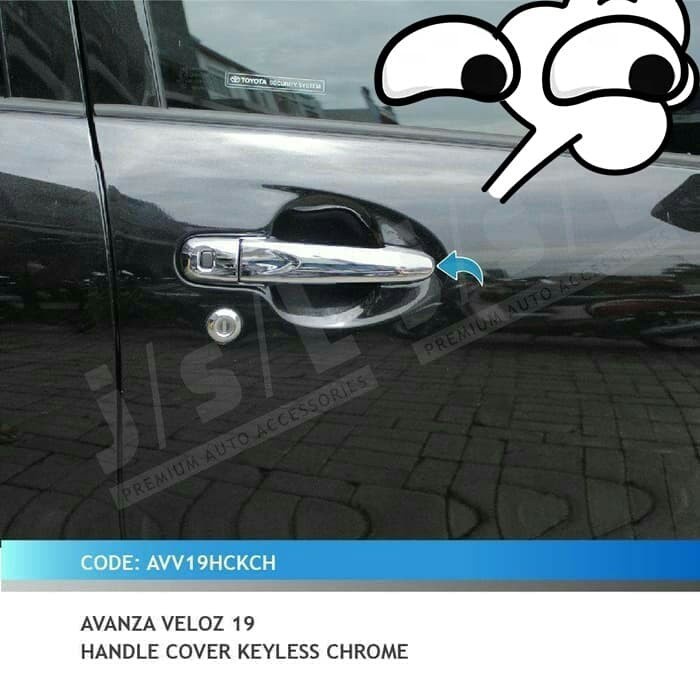 Cover Handle Pintu Avanza Xenia Veloz 2019 Keyless Chrome