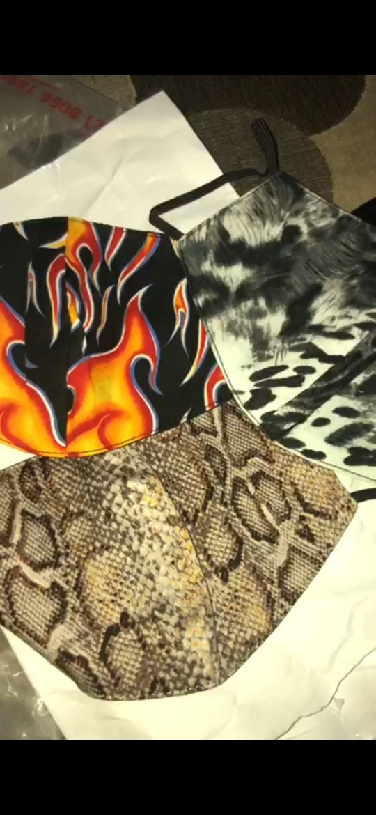 2-ply (bundle 3-mask) (tanpa Selipan Kantong) Cloth Face Mask