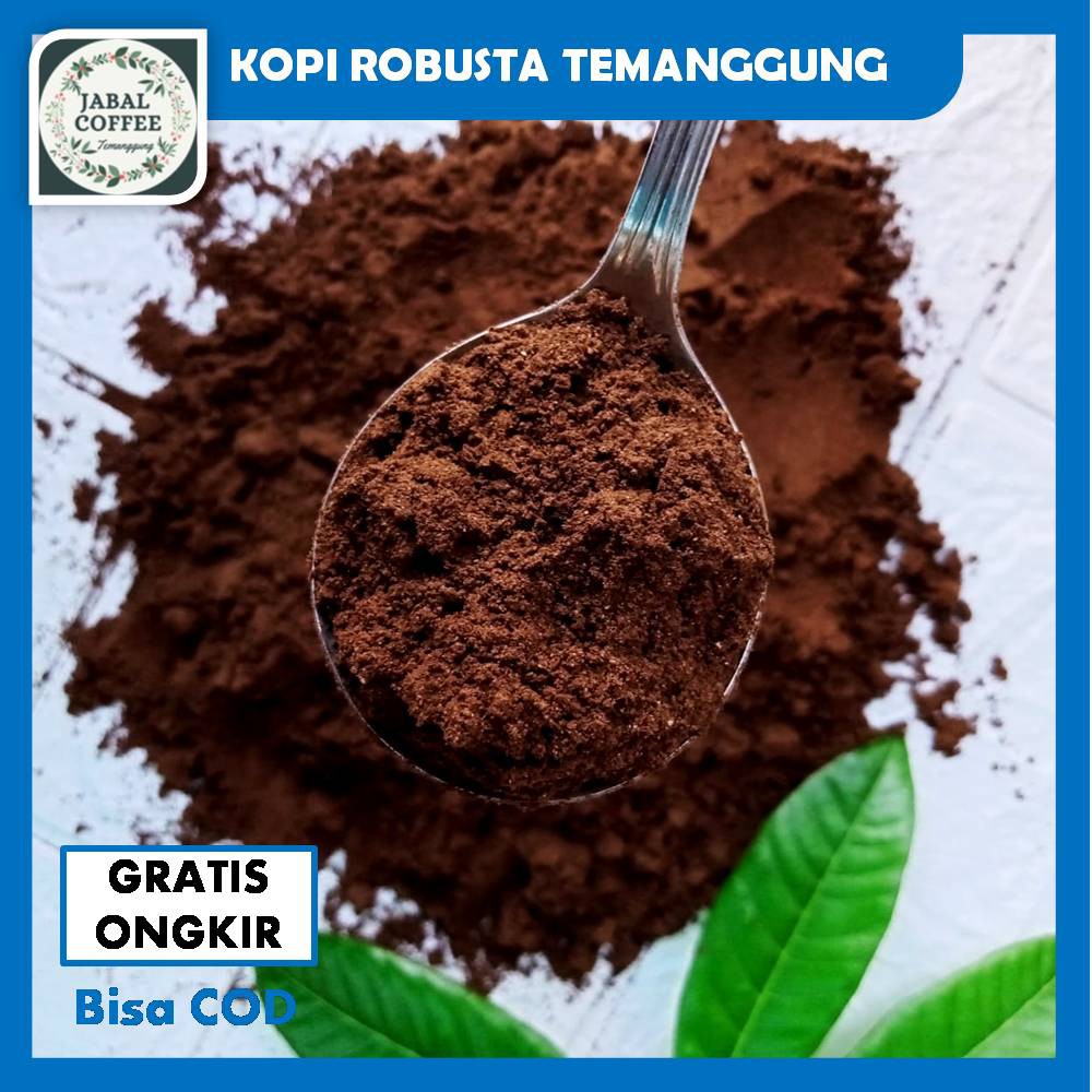 Kopi Bubuk Hitam Robusta / Kopi Temanggung / Kopi Bubuk Kampung Temanggung / Kopi Bubuk Oma 2gr J88