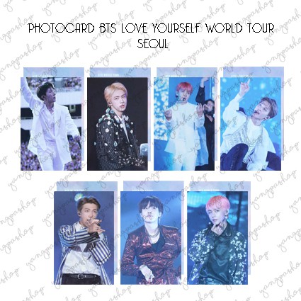 [READY / SET] SET DVD  LOVE YOURSELF SEOUL TOUR BTSN PHOTOCARD FAN MADE UNOFFICIAL YANGPASHOP JUNGKO