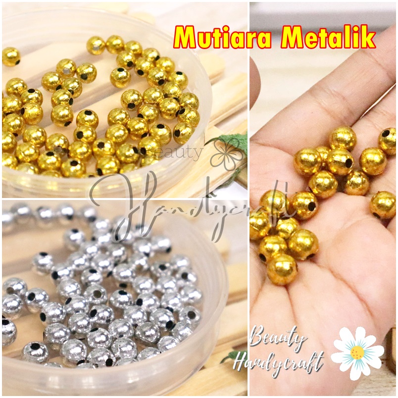 mote metalik bulat 20gram BIASA