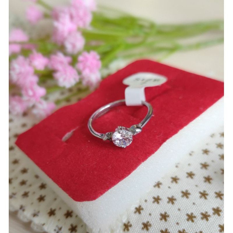 Cincin Titanium Permata Cincin Fashion26