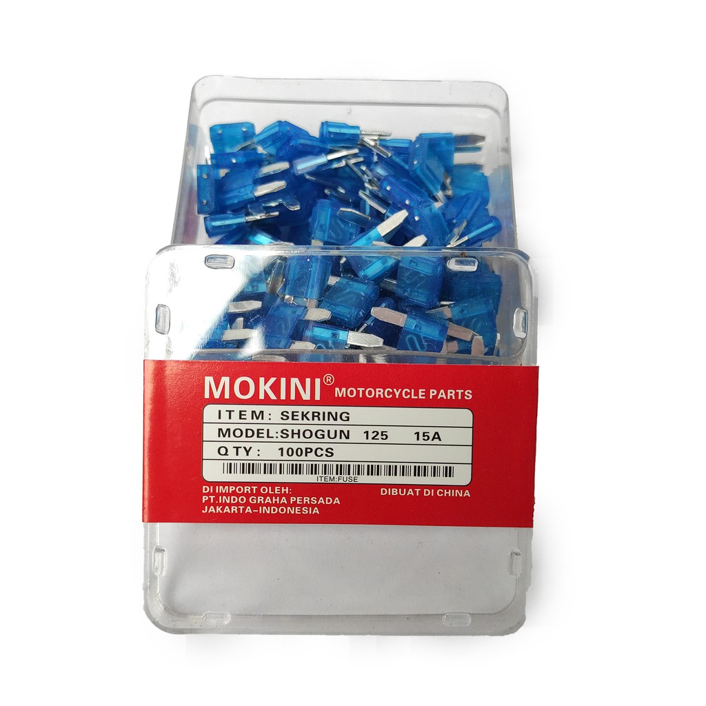 Sikring sekring fuse tancap colok 7.5A 10A 15A 20A 25A besar kecil