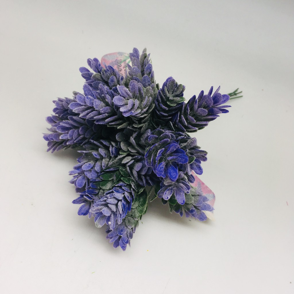 Tokyo 1 bunga plastik 1 stalk lupine bush (404383)-4